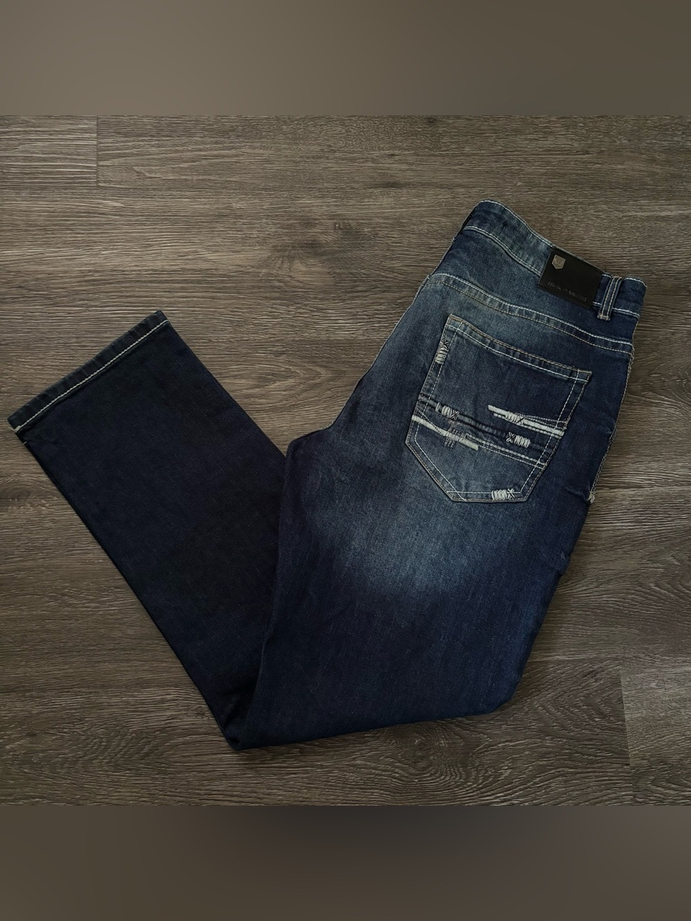 Slim Straight Men's Jeans in Dark Indigo